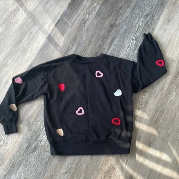 LOFT Lou & Grey Heart Cozy Cotton Terry Sweatshirt - Picture 3 of 4